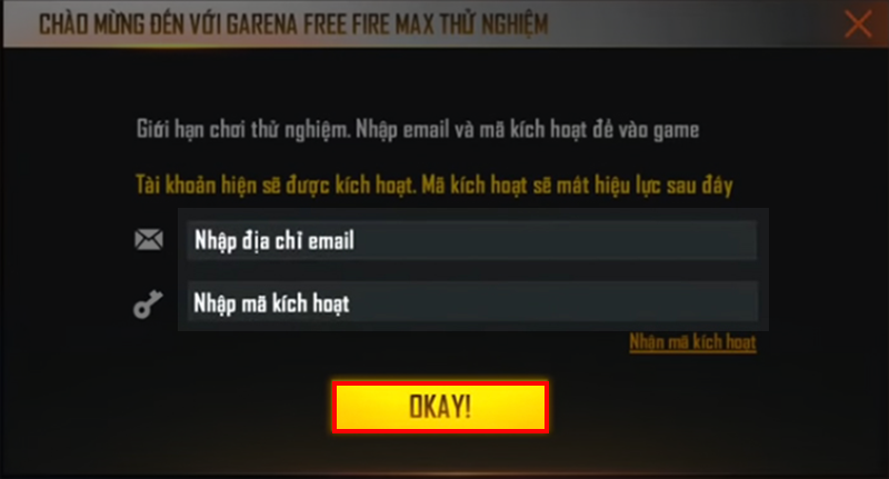 Đăng nhâp Free Fire Max Closed Beta 3.0 trên Android