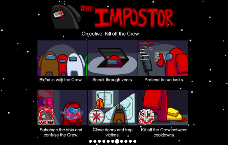 Các kỹ năng của Imposter trong game Among Us