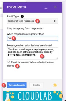 Cách giới hạn câu trả lời trong Google Forms 53